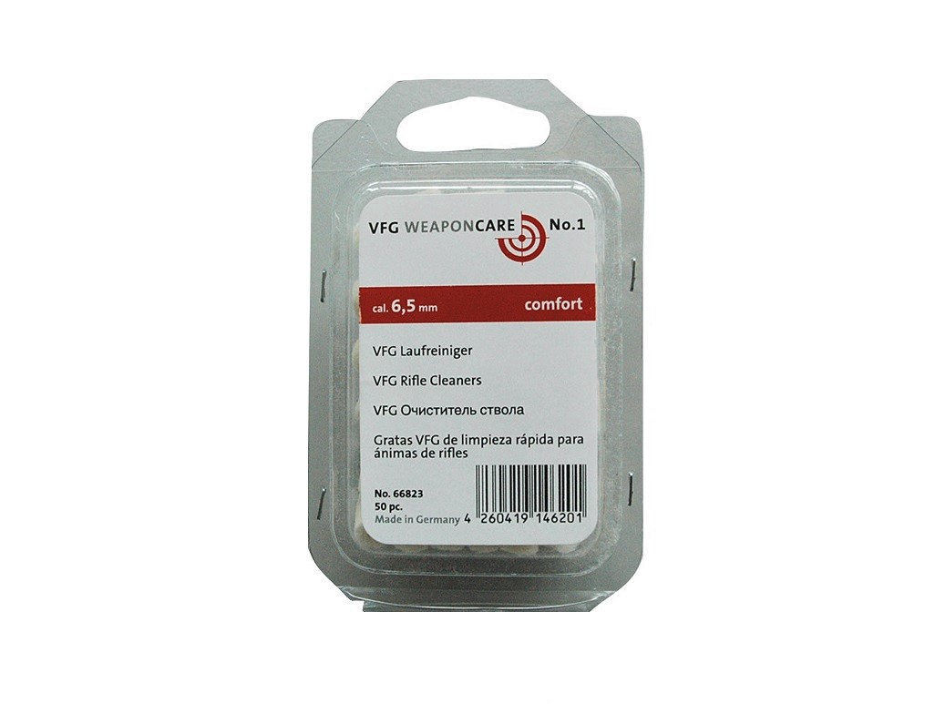 VFG Barrel Cleaners 6.5mm package of  50